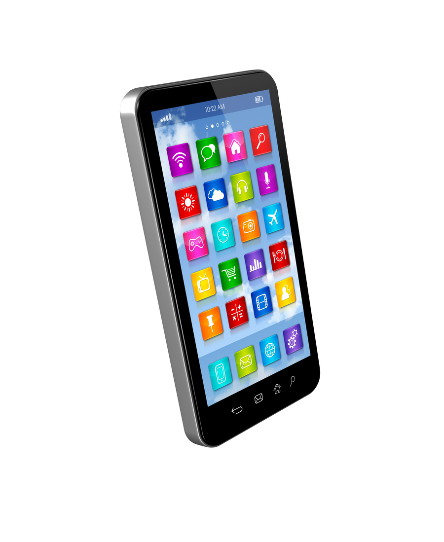 Smartphone Touchscreen HD - Apps Icons Interface